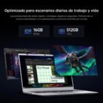 VANWIN Portátil - VANWIN N156PP142, 15,6 " Full-HD, Intel® Pentium® Gold 6500Y(Frecuencia máxima 3,4 GHz), 16 GB RAM, 512 GB SSD, UHD Graphics, Window - Imagen 3