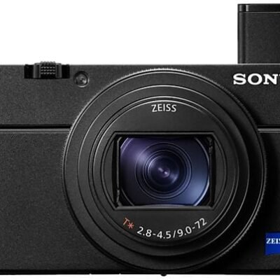 Sony Cámara – Sony DSC-RX100M7AB, Vídeo 4K HDR, 20.1 MP, CMOS Exmor RS, Zoom 8x, BIONZ X, Zeiss, T24-200 mm F/2.8-4.5, Bluetooth, NFC, Negro