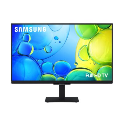 SAMSUNG TV LED 27″ – SAMSUNG TU27F6005FKXXC/FHD, Full-HD, Hyper Real, Smart TV, DVB-T2 (H.265), Negro
