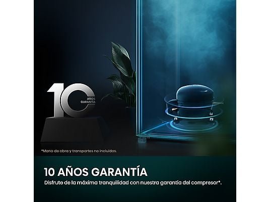 Hisense Frigorífico una puerta - Hisense RL3K370SEWE, No Frost, 185.6 cm, 372 l, Kitchen Fit, Wi Fi, Blanco - Imagen 6