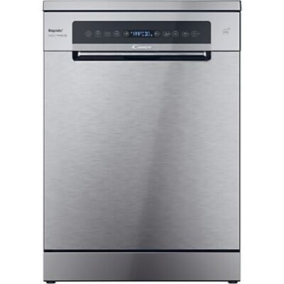 Candy REACONDICIONADO Seminuevo Funcional Lavavajillas – Candy Rapido’ CF 6B2S3PSX, 16 servicios, 10 programas, 60 cm, Motor Inverter, Wi-Fi, Inox