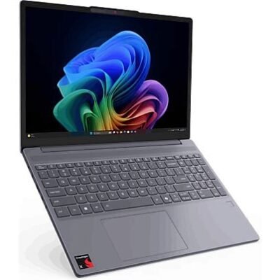 Lenovo Portátil – Lenovo IdeaPad Slim 3 15Q8X10 Copilot+ PC, 15.1″ WQXGA OLED, Snapdragon® X X1-26-100, 45 TOPS, 16GB RAM, 512GB SSD, Adreno™ Graphics