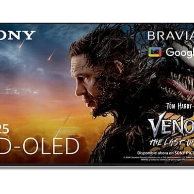 Sony TV QD-OLED 65″ – Sony Bravia 8 II, Procesador XR con IA, Smart TV (Google TV), IMAX, Dolby Atmos/Vision, Chromecast, Airplay, PS5, 120Hz, Eco, 65