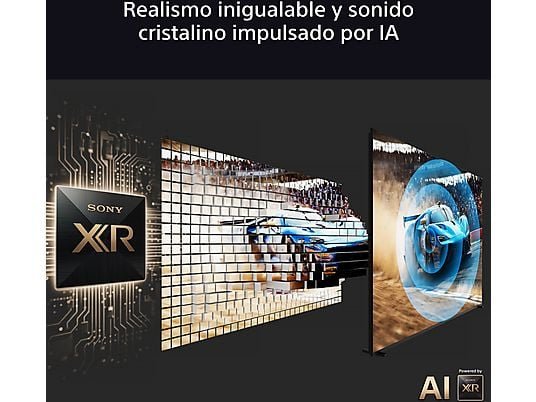 Sony TV QD-OLED 65" - Sony Bravia 8 II, Procesador XR con IA, Smart TV (Google TV), IMAX, Dolby Atmos/Vision, Chromecast, Airplay, PS5, 120Hz, Eco, 65 - Imagen 5
