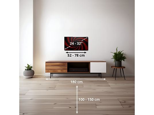 Samsung TV LED 32" - Samsung TU32H5005FKXXC, HD, Hyper Real, Smart TV, Negro - Imagen 2