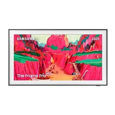 Samsung TV Neo QLED 65″ – Samsung The Frame Pro TQ65LS03FWUXXC, QLED Mini Led 4K, NQ4 AI Gen3 Processor, Smart TV full AI, Wifi, Negro