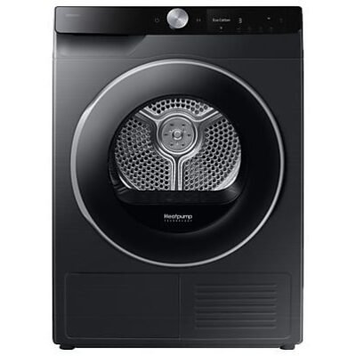 Samsung Secadora bomba de calor – Samsung DV90DG6845LBU3, 9 Kg, 18 programas, Wifi, AI Dry+ Clase A, Negro