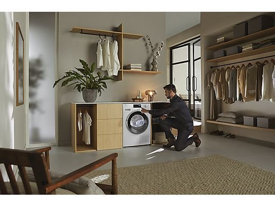 Miele Secadora bomba de calor - Miele TWH780WP EcoSpeed &9kg, 9 kg, 10 Programas, DirectSensor, SilenceDrum, DryCare 40, Blanco loto - Imagen 5