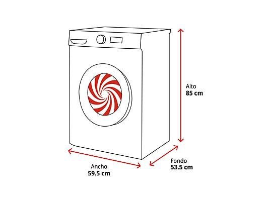 Midea Lavadora carga frontal - Midea MF110W90BA10/W-ES, 9 kg, A-10%,1400 rpm, 15 Programas, Motor Inverter, Blanco - Imagen 2