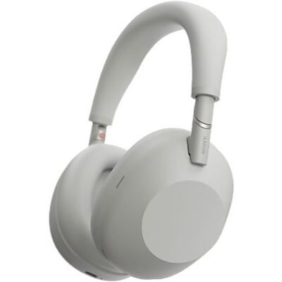 Sony Auriculares inalámbricos – Sony WH-1000XM6, Cancelación ruido, 30h Autonomía, Hi-Res, Carga Rápida, Cómodo, Plegable, iOS/Android, Plata