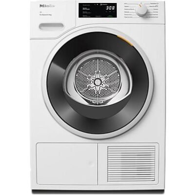 Miele Secadora bomba de calor – Miele TWC640WP, 8 kg, 10 Programas, Iluminación LED, A+++, Blanco Loto