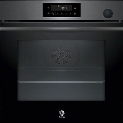 Balay Horno a vapor – Balay 3HA4121G3, Multifunción, Aquálisis, 71 l, Función Freidora de aire, Función Vapor Plus,60 cm, Negro