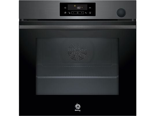 Balay Horno a vapor - Balay 3HA4121G3, Multifunción, Aquálisis, 71 l, Función Freidora de aire, Función Vapor Plus,60 cm, Negro