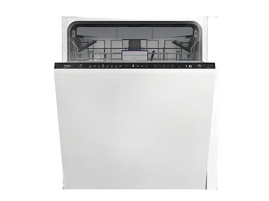 Beko Lavavajillas integrable - Beko BDIN38650C, 16 servicios, 8 programas, 60 cm, CornerIntense, DeepWash, Motor ProSmart, Sin panelar