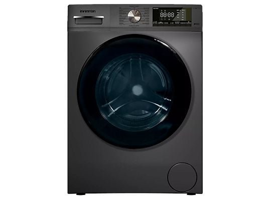 Infiniton Lavadora carga frontal - Infiniton WM-S72ADX, 7 kg, 1200rpm, 15 Programas, Inverter, Antialérgenos, Dark Inox