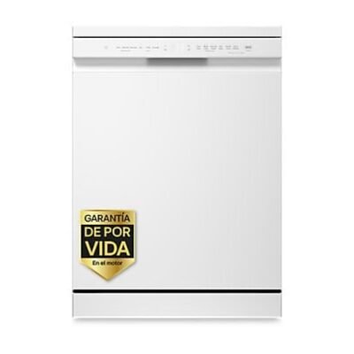 LG Lavavajillas – LG DF273FW, 14 servicios, 10 programas, 60 cm, QuadWash™, Blanco