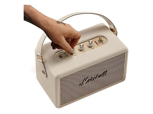 Marshall Altavoz bluetooth - Marshall Kilburn III, 90W, Bluetooth, 50h Autonomía, IP54, Cream - Imagen 7