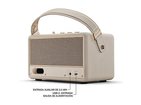 Marshall Altavoz bluetooth - Marshall Kilburn III, 90W, Bluetooth, 50h Autonomía, IP54, Cream - Imagen 8