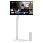 LG TV LED 32" - LG Smart Monitor Swing 32U889SA-W, UHD 4K, Táctil, Smart TV, IPS, USB Tipo-C, webOS 24, Blanco