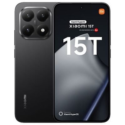 Xiaomi Móvil – Xiaomi 15T, Negro, 256 GB, 12 GB RAM, 6.83″ AMOLED WQHD+ Eye Care, MediaTek Dimensity 8400-Ultra, 5500 mAh
