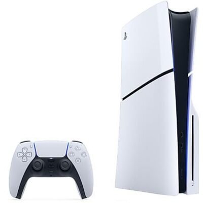 Sony Consola – Sony PS5 Slim Standard, 1 TB SSD, 4K, 1 mando, Chasis E, Blanco