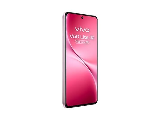 vivo Móvil - vivo V60 Lite, Rosa, 256GB, 8GB RAM, 6.77" AMOLED de120Hz, Dimensity 7360-Turbo, 6500 mAh, Incluye Cargador y Auriculares - Imagen 5