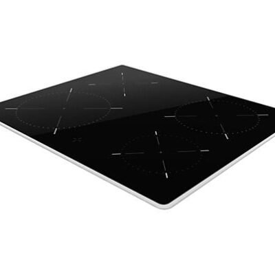 Teka Placa vitrocerámica – Teka TTC 64010 CRD, 4 zona(s), 60 cm, 21 cm de diámetro de la zona grande, Negro