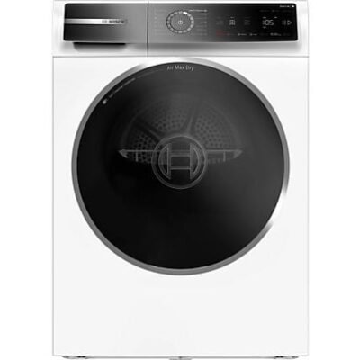 Bosch Secadora bomba de calor – Bosch WRB247D0ES, 9.0 kg, 17 programas, AutoDry, Blanco