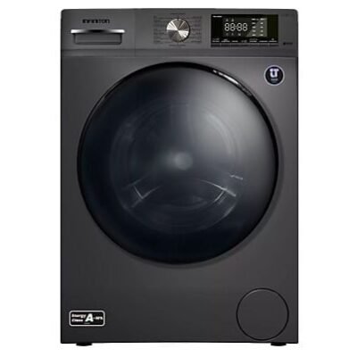 Infiniton Lavadora carga frontal – Infiniton WM-S14DAN, 10 kg, 1400 rpm, 15 programas, Vapor Care, One Touch, Dark Inox