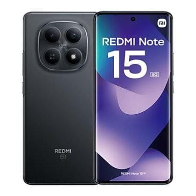Xiaomi Móvil – Xiaomi Redmi Note 15 5G, Negro, 256 GB, 8 GB RAM, 6.77″ AMOLED FHD+, Snapdragon 6 Gen 3, 5520 mAh