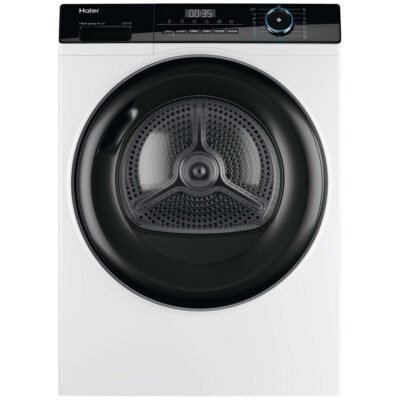 HAIER Secadora bomba de calor – HAIER I-Pro Series 3 HD90-A2939, Eléctrico, 9 kg, 15 programas, Blanco