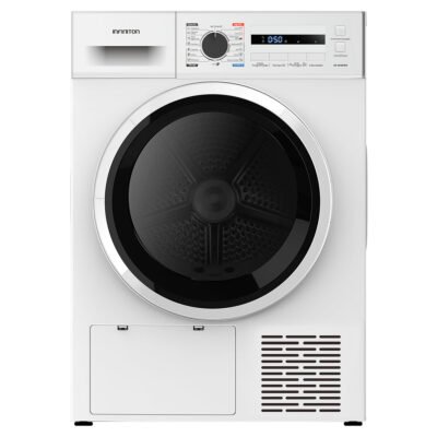 Secadora bomba de calor – INFINITON SD-BC8EWN, Bomba de calor, 8 kg, 16 programas, Blanco