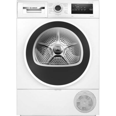 BOSCH Secadora bomba de calor – BOSCH WTR85V00ES, Eléctrico, 1 kg, Blanco