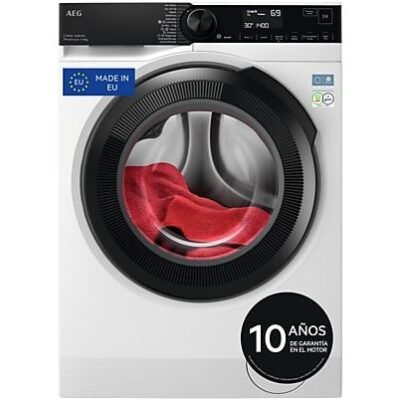 AEG Lavadora carga frontal – AEG LFSR7304L4BP, 11 kg, 1400 rpm, 12 programas, Programa Higiene con vapor, Cajón extra largo, Blanco