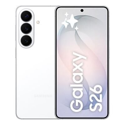 Samsung Móvil – Samsung Galaxy S26, Blanco, 512 GB, 12 GB RAM , 6.3″ FHD+, Exynos 2600, 4300 mAh, Android 16