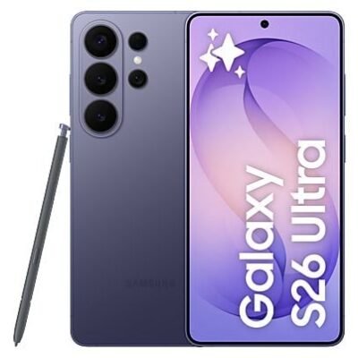 Samsung Móvil – Samsung Galaxy S26 Ultra, Violeta, 256 GB, 12 GB RAM, 6.9″ QHD+, Qualcomm Snapdragon 8 Elite Gen 5, 5000 mAh, Android 16