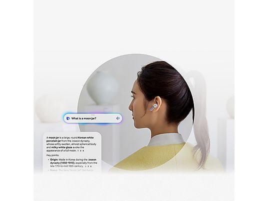 Samsung Auriculares True Wireless - Samsung Galaxy Buds4 Pro, Cancelación Activa de Ruido (ANC), Bluetooth 6.1, Autonomía hasta 6 horas con ANC, Negro - Imagen 6