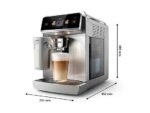Philips Cafetera superautomática - Philips Café Aromis EP8757/20, 15 Bar, 54 Bebidas, LatteGo Pro, SilentBrew, AquaClean, 1,9 L, 8 Perfiles, 3 Años Ga - Imagen 4