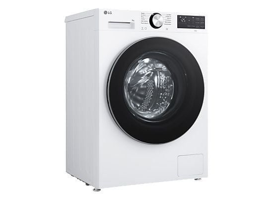 LG Lavadora carga frontal - LG F4X5009TLC, 9 kg, 1400 rpm, 12 programas, TurboWash 360º, Clase A-40%, Blanco - Imagen 3