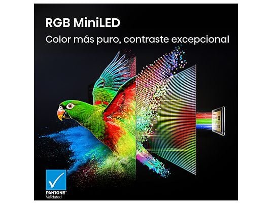 Hisense TV RGB Mini LED 85" - Hisense 85UR9S, UHD 4K, Quad Core / MT9655, Hi-View AI Engine RGB, Tuned by Devialet, Anti Reflejo, Negro - Imagen 7