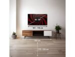 Hisense TV Mini LED 50" - Hisense 50E8S, UHD 4K, Quad Core / MT9618, Total HDR, Subwoofer integrado, IA 4K, Negro - Imagen 3