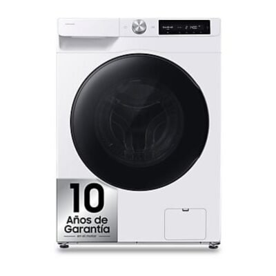 Samsung Lavadora secadora – Samsung WD90HG6U94BEU3, 9 kg de lavado, 6 kg de secado, 25 programas, Autodosificación, Wifi, Blanca