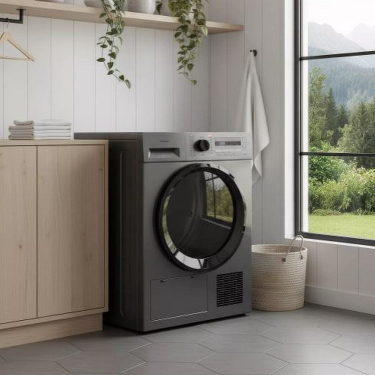 Secadora Bomba de Calor - INFINITON SD-A85IB, 8 kg, 14 programas, Dark Inox - Imagen 3