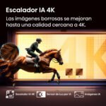 HISENSE TV QLED 43" - HISENSE 43E7Q, QLED 4K, Quad Core/MT9603, Smart TV, DVB-T2 (H.265), Negro - Imagen 8
