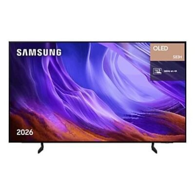 Samsung TV OLED 55″ – Samsung TQ55S83HAEXXC, OLED 4K, NQ4 AI Gen2 Processor, Smart TV, Tecnología Sin Reflejos, Full AI, Negro