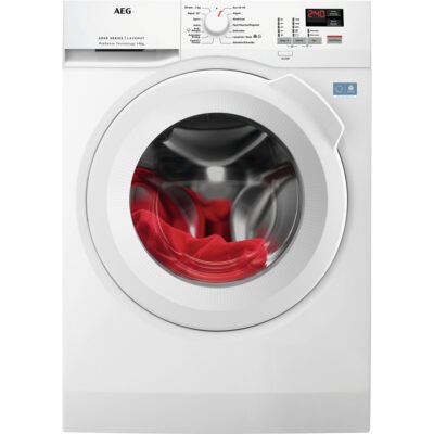 AEG Lavadora carga frontal – AEG Serie 6000 ProSense LFA6K8241C, 8 kg, 1200 rpm, Blanco