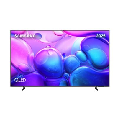 SAMSUNG TV QLED 55″ – SAMSUNG TQ55Q6FAAUXXC, UHD 4K, Q4 Lite Processor, Smart TV, DVB-T2 (H.265), Negro
