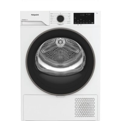 HOTPOINT Secadora bomba de calor – HOTPOINT-ARISTON 869991720120, Eléctrico, 8 kg, 16 programas, Blanco