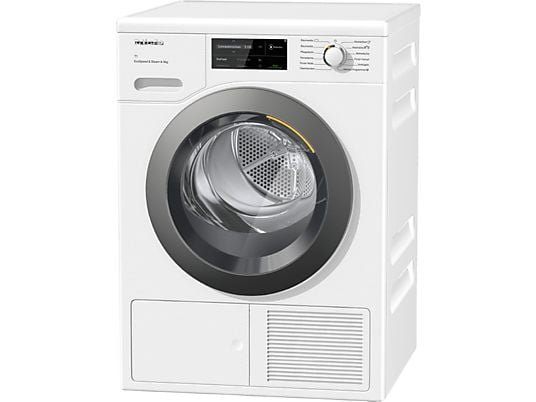 Miele REACONDICIONADO Seminuevo Muy bueno Secadora bomba de calor - Miele TWL780WP EcoSpeed & Steam, 9 kg, 20 Programas, Motor ProfiEco, Blanco
