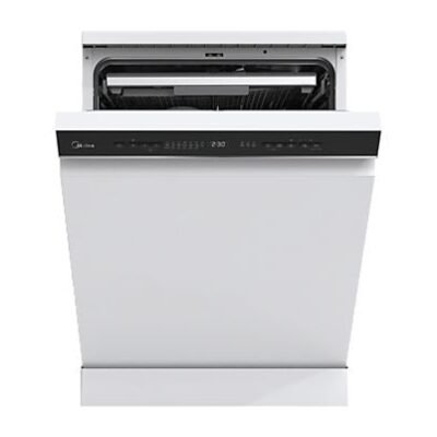 REACONDICIONADO Seminuevo Muy bueno Lavavajillas – Midea MDWEF1433DW-WA, 14 Servicios, 6+3 Programas, 59.8 cm Ancho, WiFi, Auto Door Ope